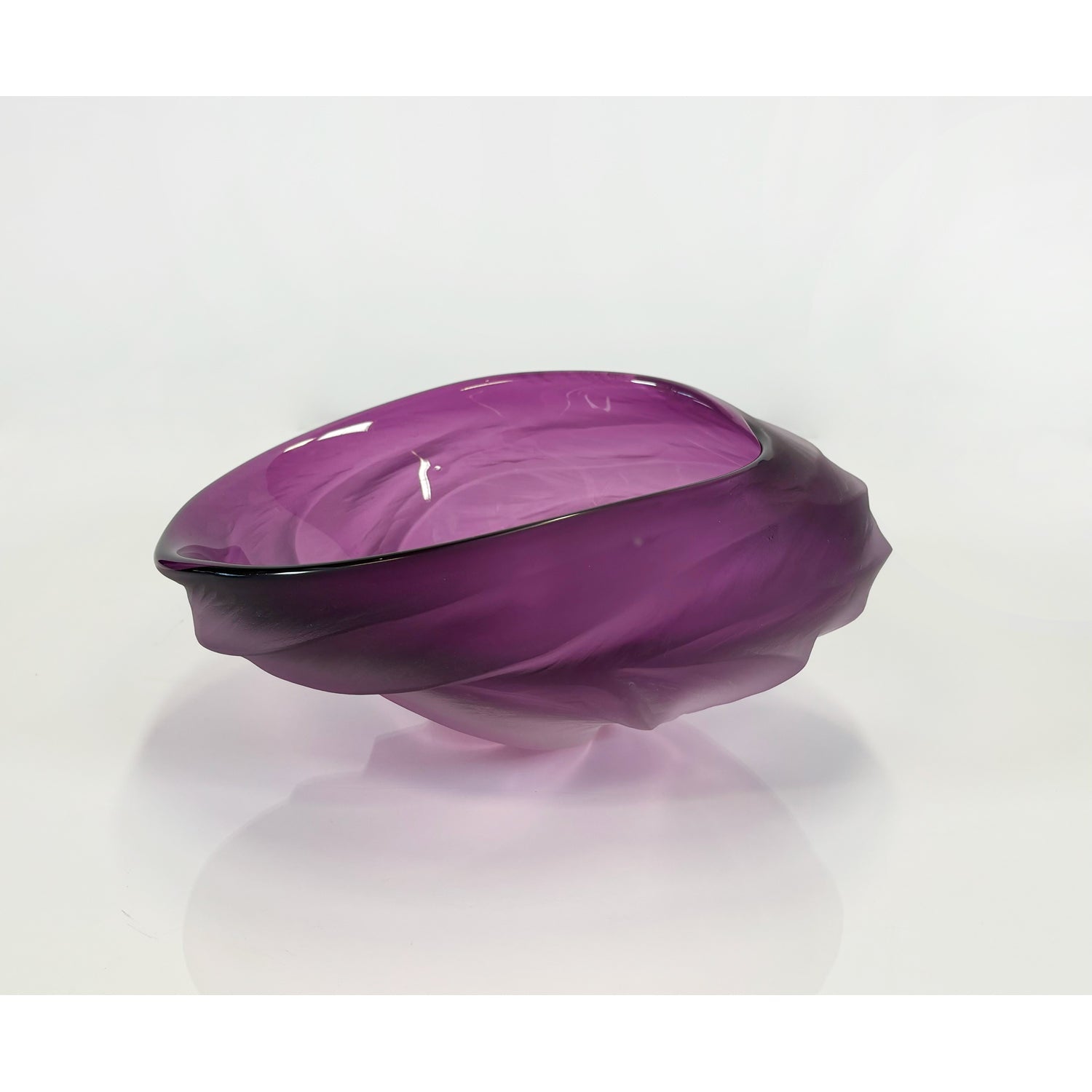 Amethyst Undula Bowl - Petroff Gallery -  - Brad Copping - Amethyst Undula Bowl, 4" x 9.5" x 7"