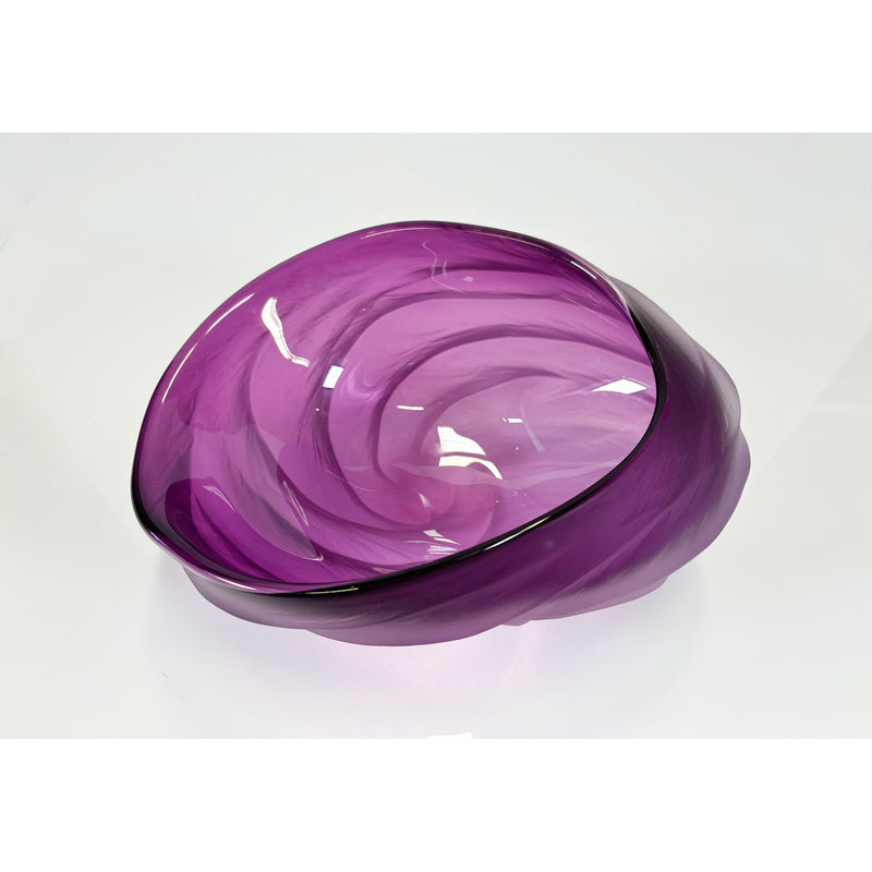 Amethyst Undula Bowl - Petroff Gallery -  - Brad Copping - Amethyst Undula Bowl, 4" x 9.5" x 7"