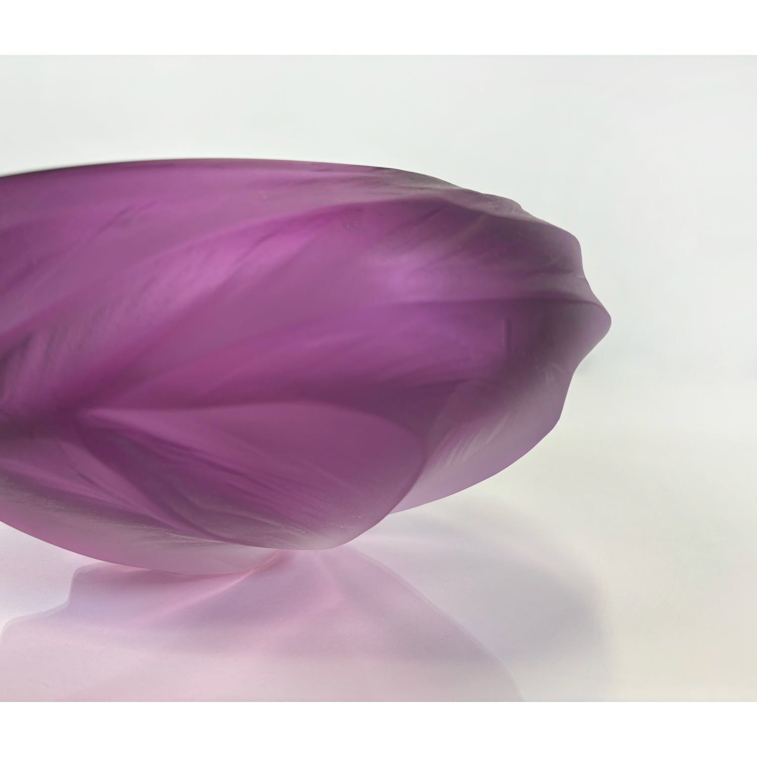 Amethyst Undula Bowl - Petroff Gallery -  - Brad Copping - Amethyst Undula Bowl, 4" x 9.5" x 7"