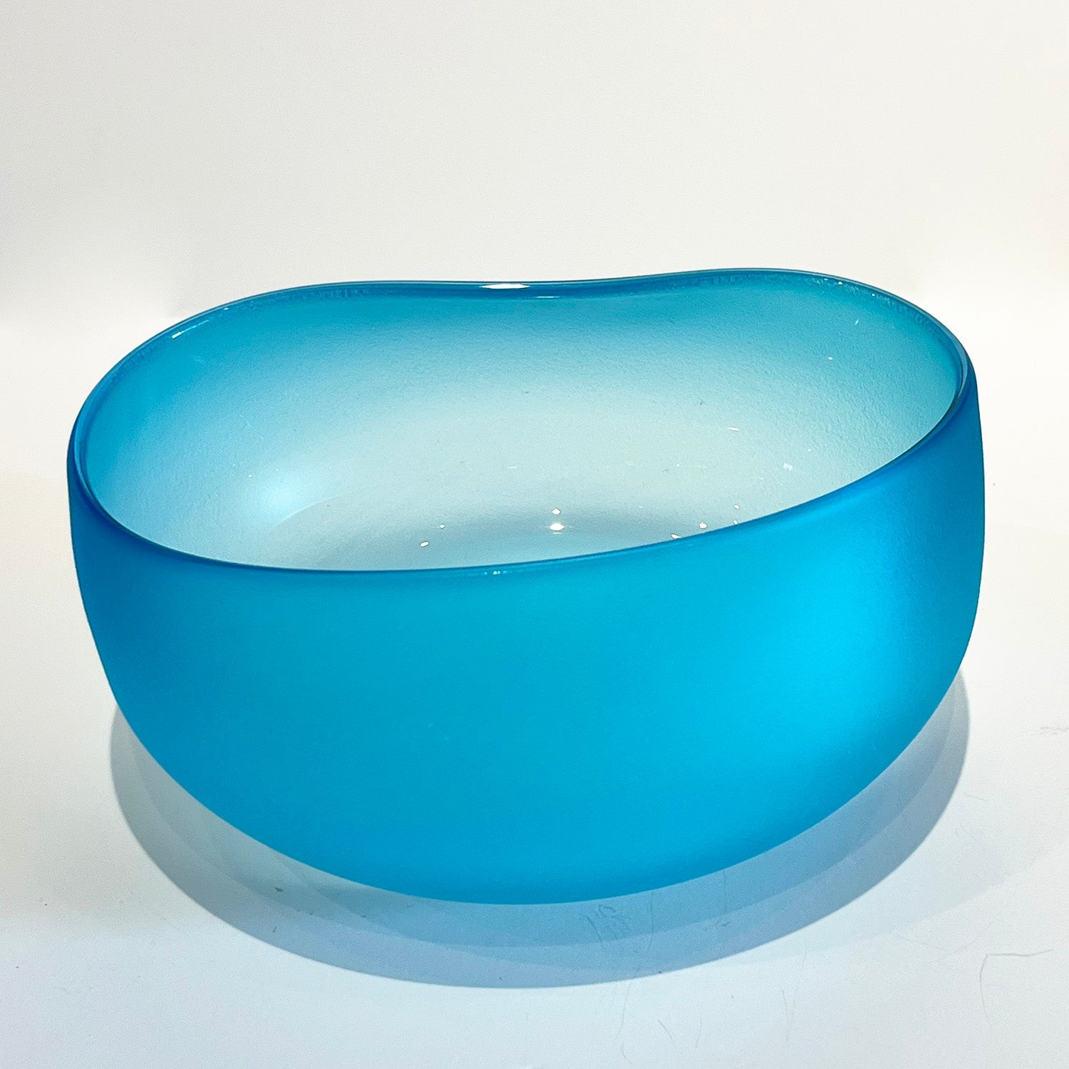 Aquamarine Topography Bowl - Petroff Gallery -  - Jeff Goodman - Aquamarine Topo Bowl