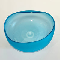 Aquamarine Topography Bowl - Petroff Gallery -  - Jeff Goodman - Aquamarine Topo Bowl