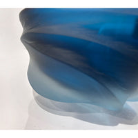 Sea Green Undula Bowl - Petroff Gallery - Glass Art