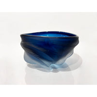 Sea Green Undula Bowl - Petroff Gallery - Glass Art