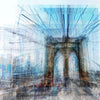 Brooklyn Bridge 33" x 33" - Petroff Gallery -  - Chris Albert - Brooklyn Bridge 33 x 33