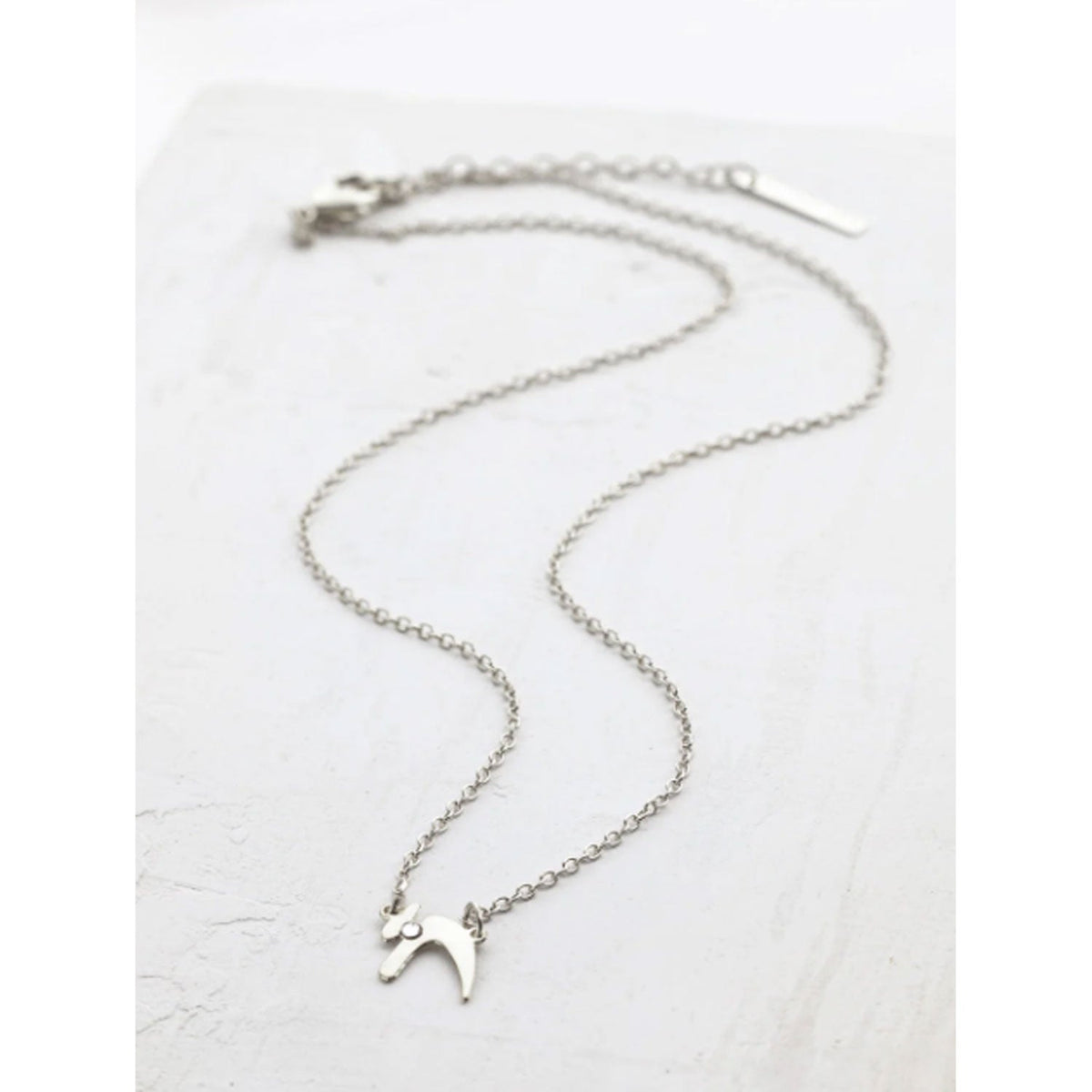 Chai Necklace with Crystal Petroff Gallery 