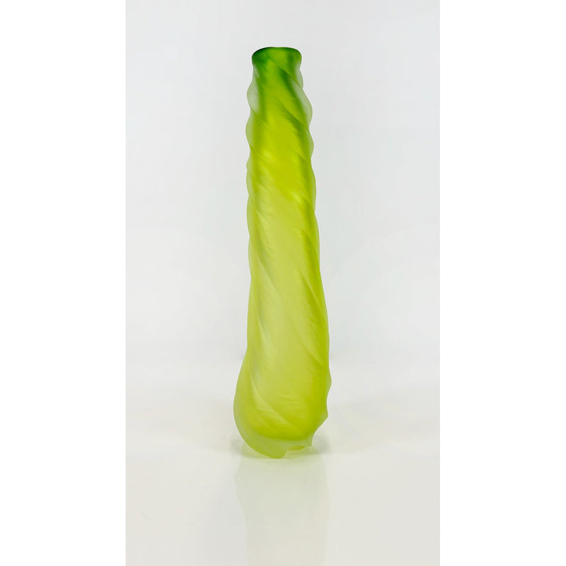 Chartreuse Tall Undula - Petroff Gallery -  - Brad Copping - Chartreuse Tall Undula, 18" x 4" x 4"