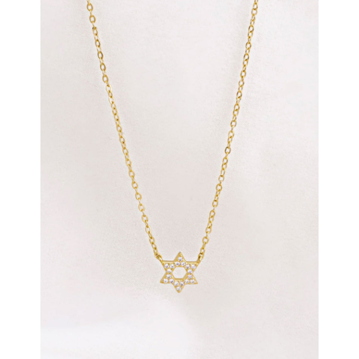 Crystal Star of David Necklace - Petroff Gallery - Jewellery