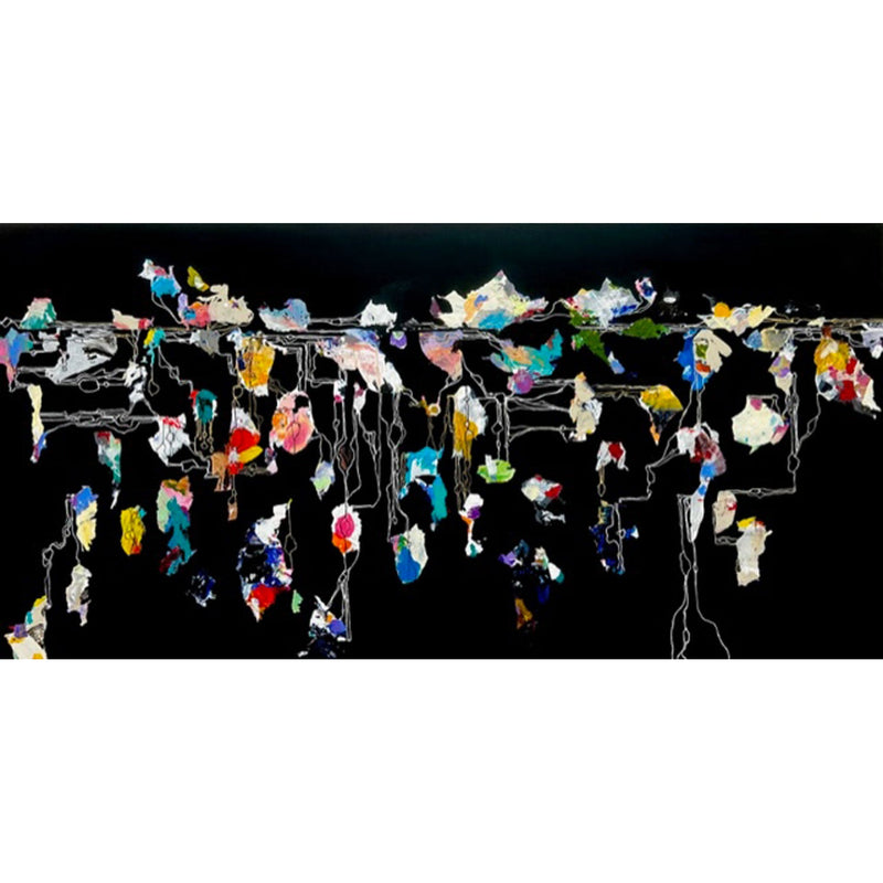 Dream Sequence 30" x 60" - Petroff Gallery -  - Elaine Clarfield Gitalis - Dream Sequence, 30" x 60"