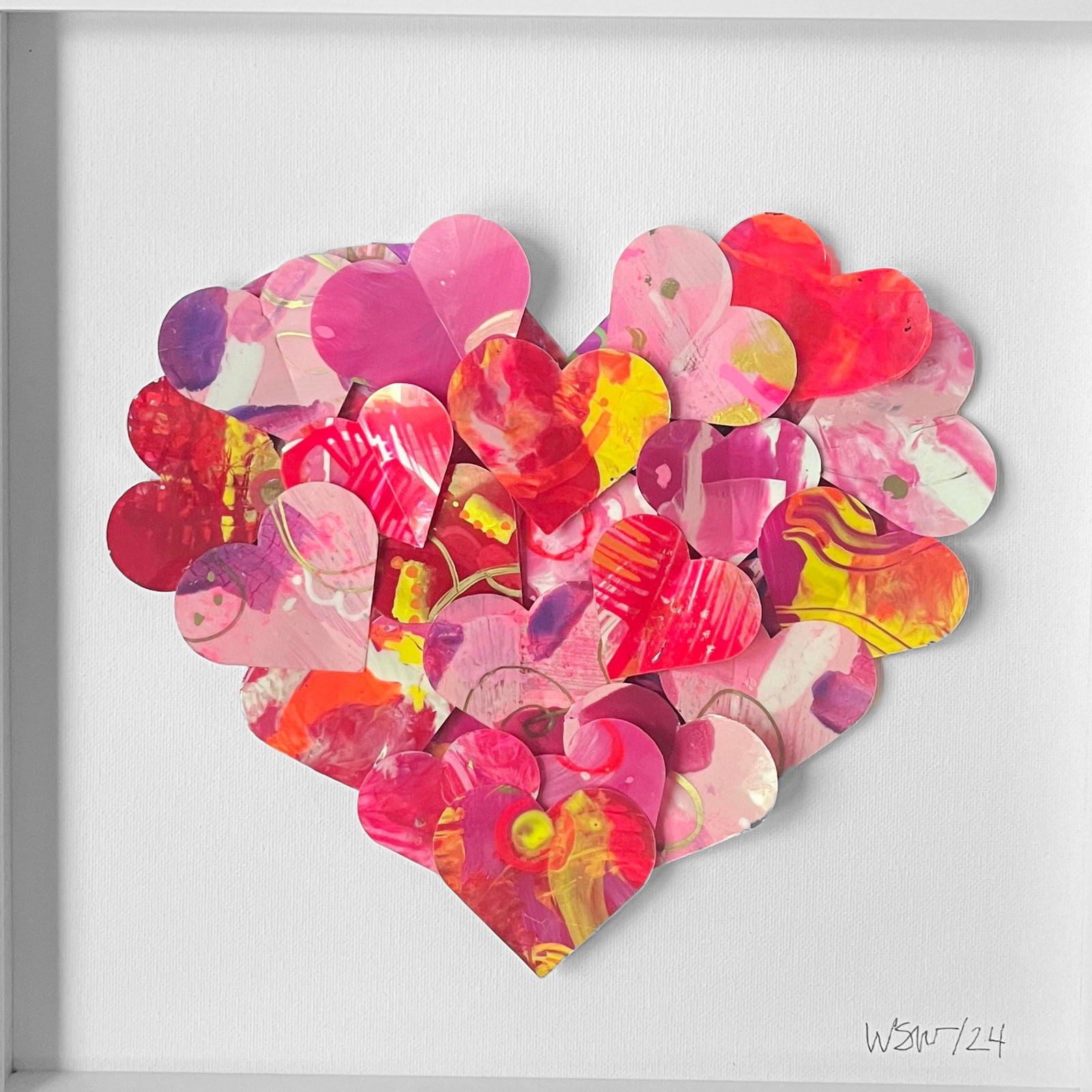 Falling in Love 12" x 12" - Petroff Gallery -  - Wendy Solomon-Weizel - Falling in Love12x12 