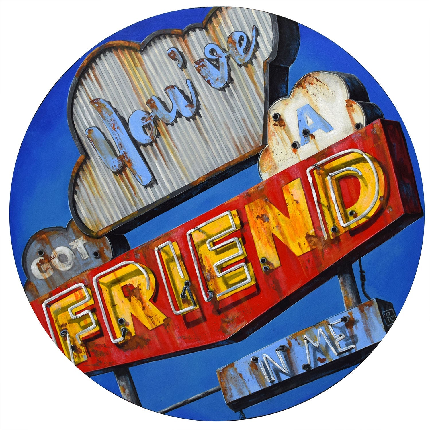 Friend In Me 24" - Petroff Gallery -  - Rob Croxford - Friend In Me 24"