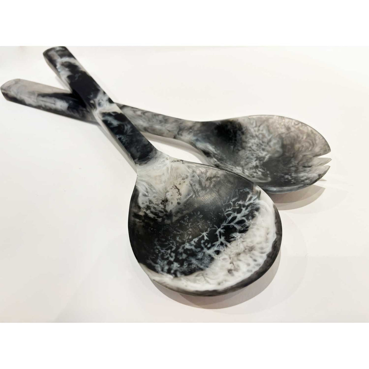 Salad Server Black & White - Petroff Gallery - Tableware