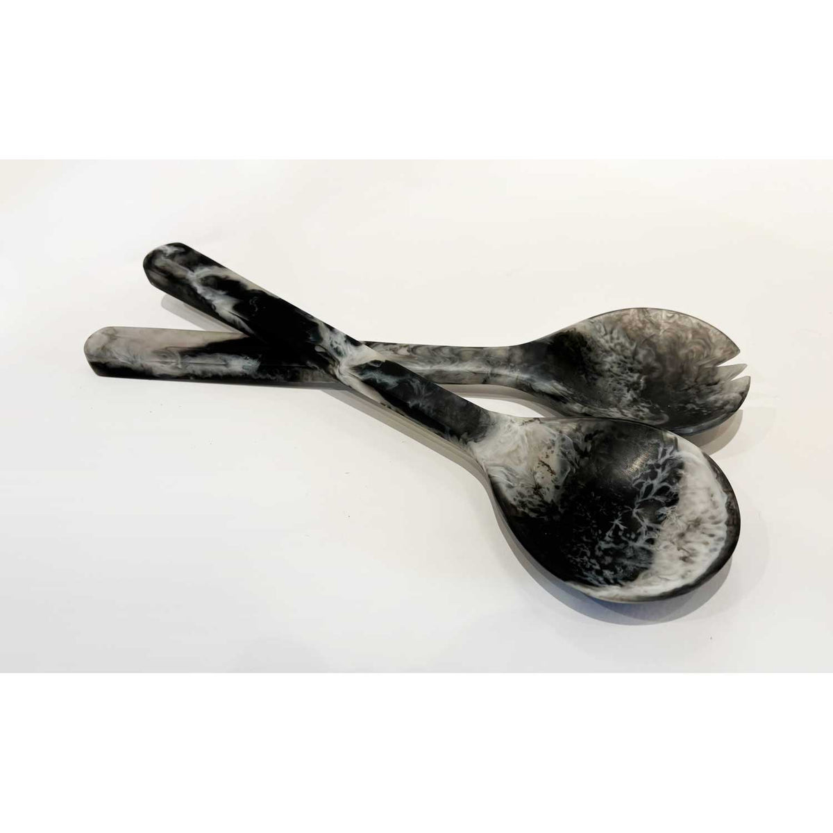 Salad Server Black & White - Petroff Gallery - Tableware