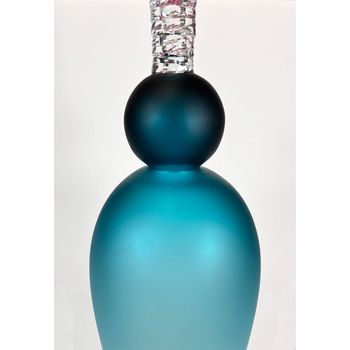 Potions Lagoon Blue Tapered - 18" - Petroff Gallery - Glass