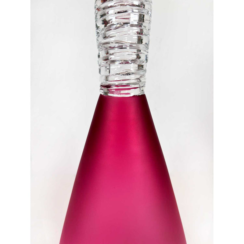 Potions Pink Ruby Cone - 14" - Petroff Gallery - Glass