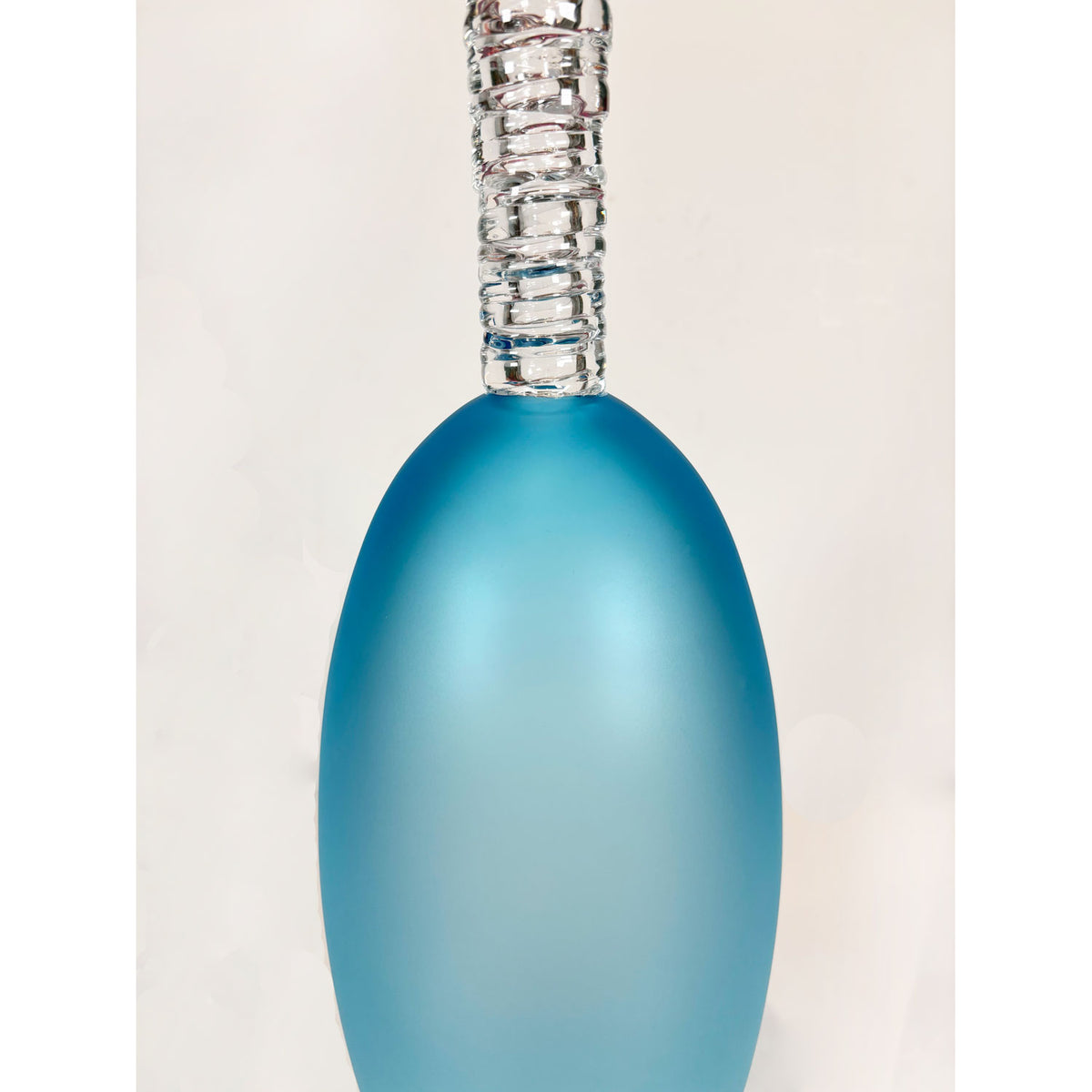 Potions Aqua Oval - 14" - Petroff Gallery - Glass