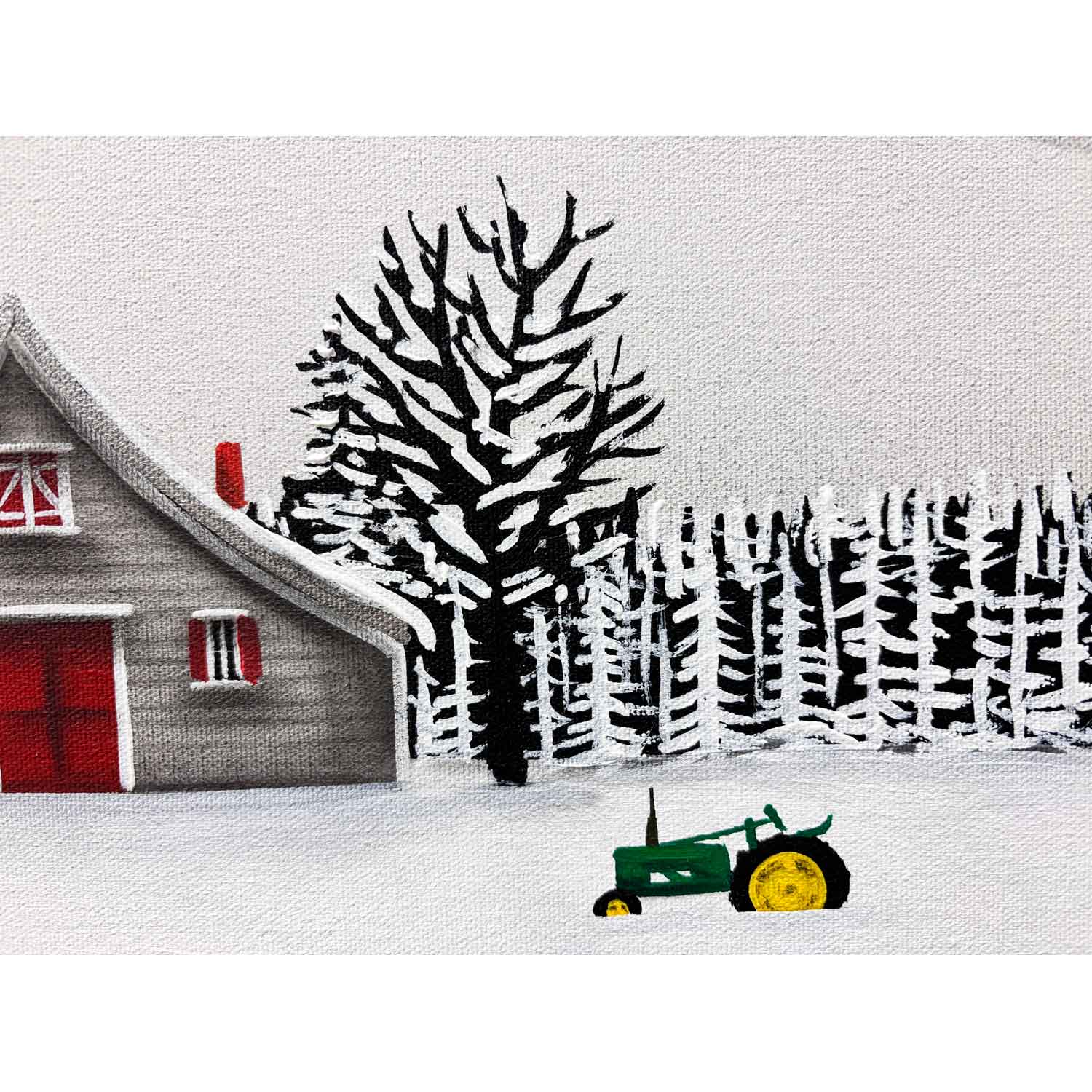 John Deere Dreamin' 18" x 18" - Petroff Gallery - Painting