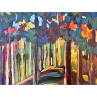 Joker's Hill Trail 40" x 24" - Petroff Gallery - Painting