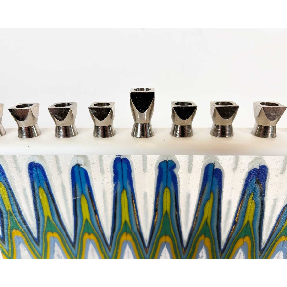 Zig Zag Menorah - Petroff Gallery - Judaica