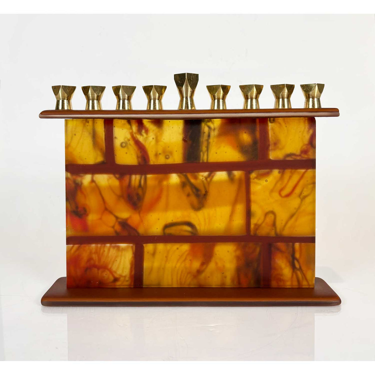 Wailing Wall Menorah - Petroff Gallery - Judaica