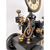 Clock with Wheels 6658 - Petroff Gallery - Mixed Media Art