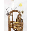 Trumpet Clock 6648 - Petroff Gallery - Mixed Media Art