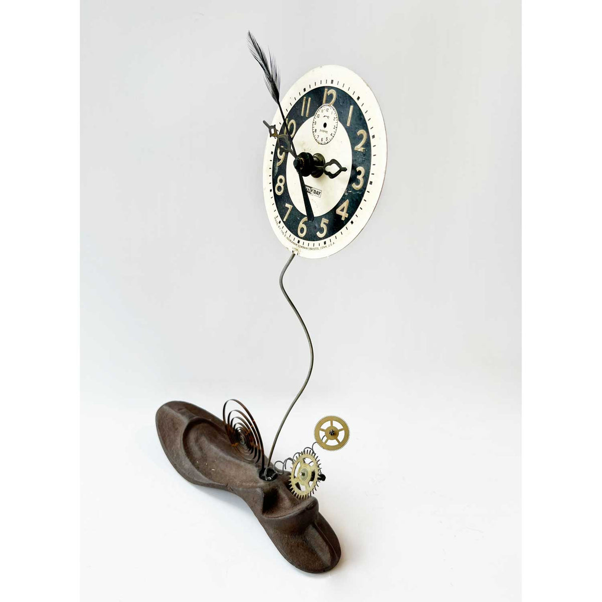 Shoe Mold Clock 6659 - Petroff Gallery - Mixed Media Art