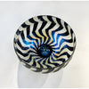 Jared Last - X-Large White/Yellow Wall Mounted Bowl, 5" x 8" x 8"