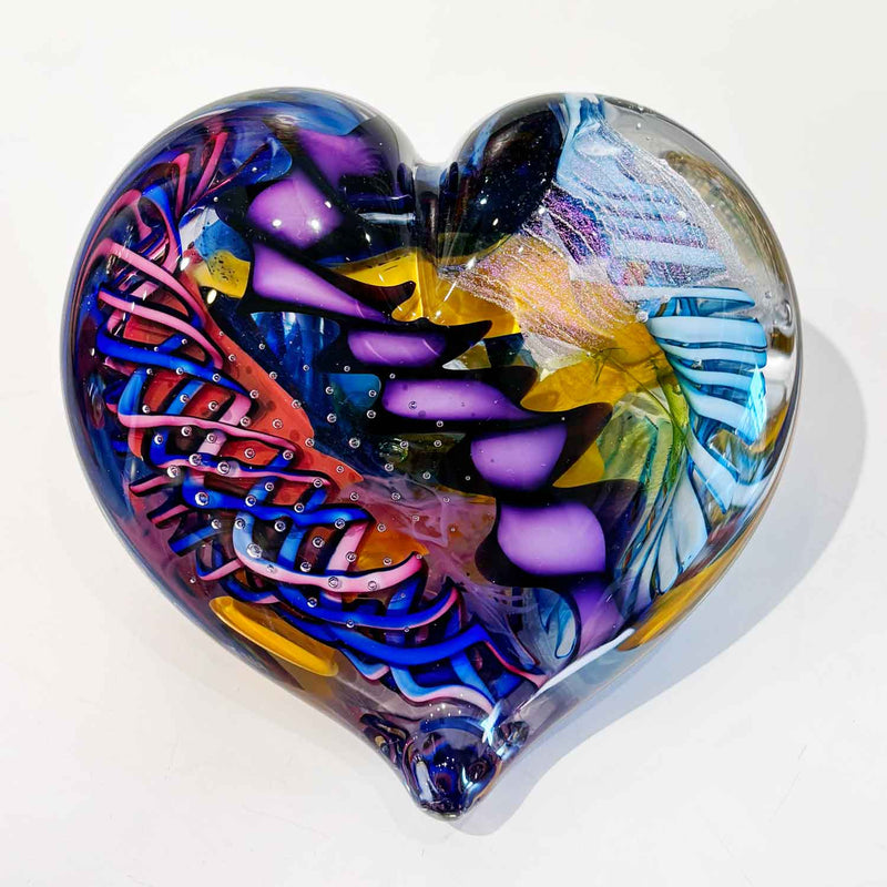 Large Heart 4 - Petroff Gallery - Glass Art