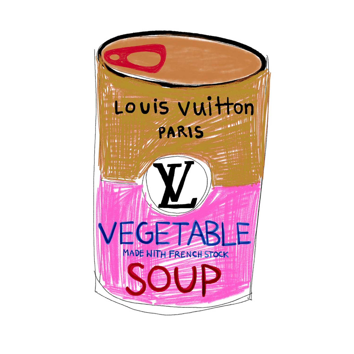 Louis Vuitton Vegetable Soup - Petroff Gallery - Paintings