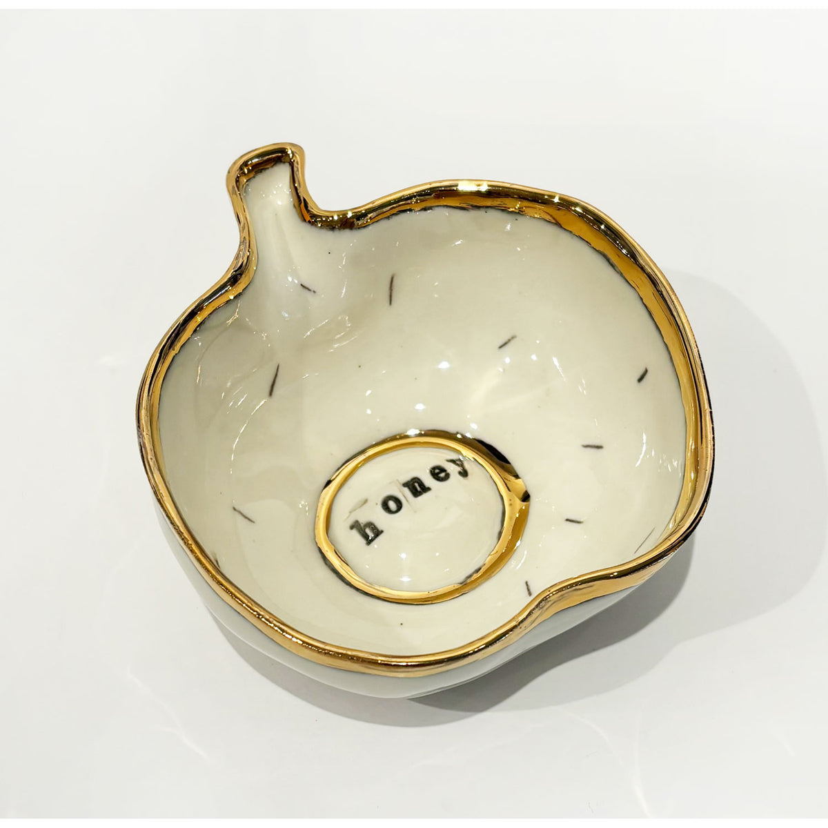 Honey Apple Bowl 3 - Petroff Gallery - Ceramic Art