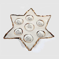 Star of David Seder Plate - Petroff Gallery - Judaica