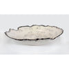 White Gold Scalloped Bowl