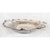 Large White Gold Scalloped Platter - Petroff Gallery - Ceramic Art