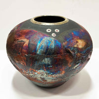 Medium Raku Vessel Petroff Gallery 