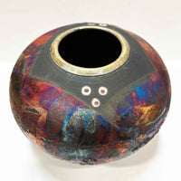 Medium Raku Vessel Petroff Gallery 