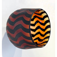 Medium Red Wall Mounted Bowl - Petroff Gallery -  - Jared Last - Medium Red Wall Mounted Bowl, 5.5" x 4.5" x 4.5"