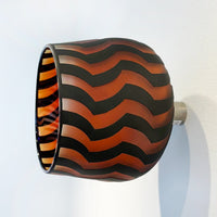 Medium Red Wall Mounted Bowl - Petroff Gallery -  - Jared Last - Medium Red Wall Mounted Bowl, 5.5" x 4.5" x 4.5"