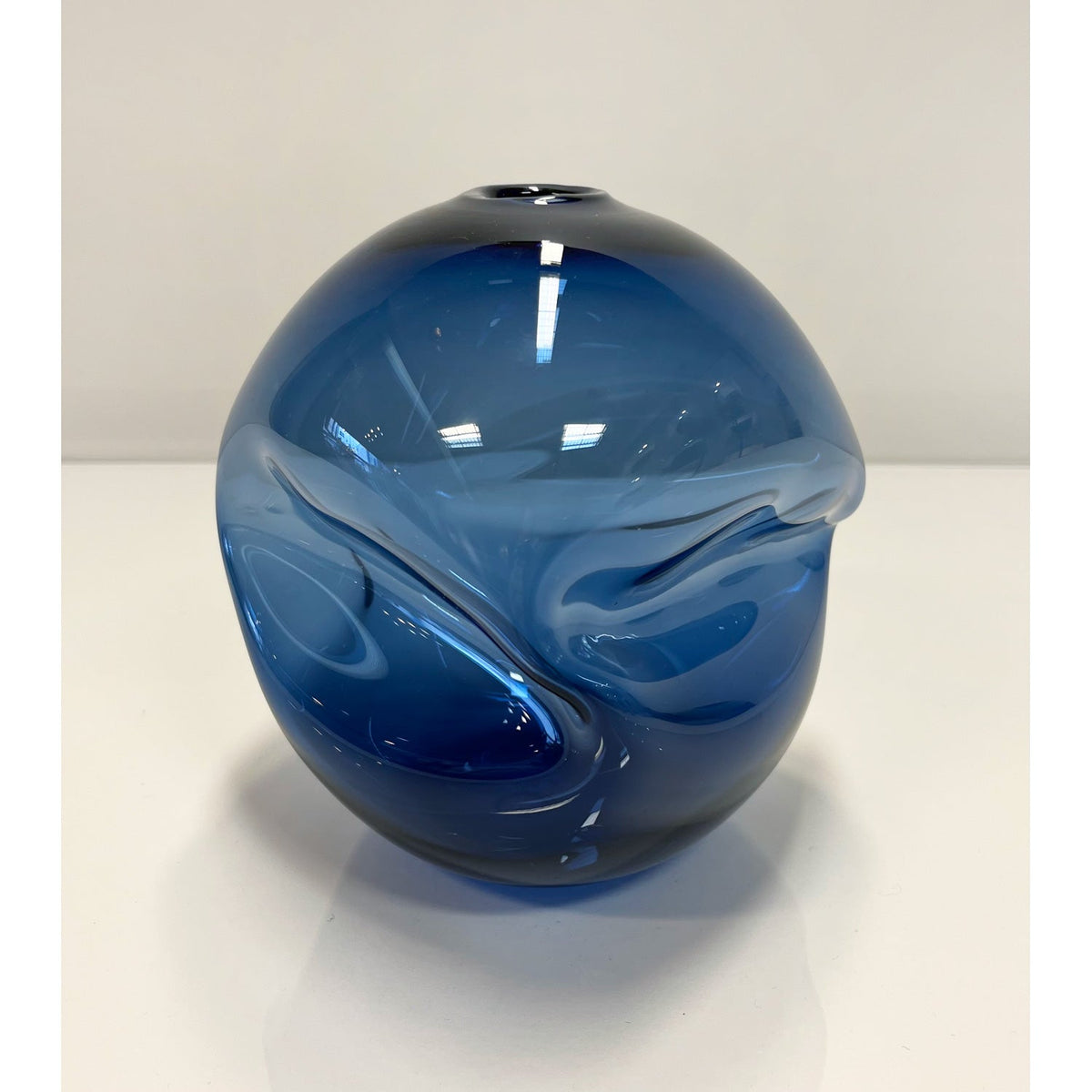 Medium Steel Blue Pebble Vase - Petroff Gallery -  - 