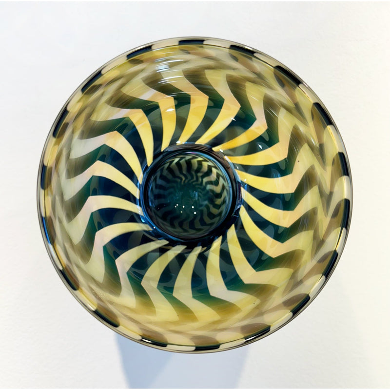 Medium Yellow Wall Mounted Bowl - Petroff Gallery -  - Jared Last - Medium Yellow Wall Mounted Bowl