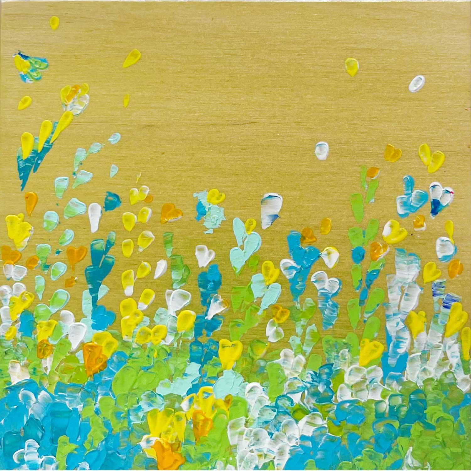 Mellow Yellow 6" x 6" - Petroff Gallery -  - Kate Taylor - Mellow Yellow, 6" x 6"