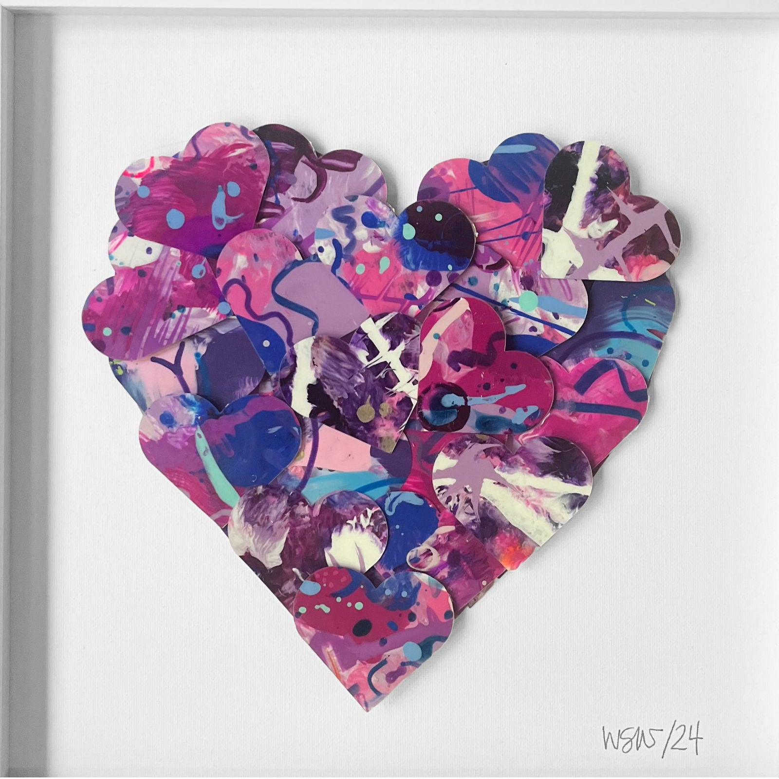 Midnight Love 12" x 12" - Petroff Gallery -  - Wendy Solomon-Weizel - Midnight Love 12x12 