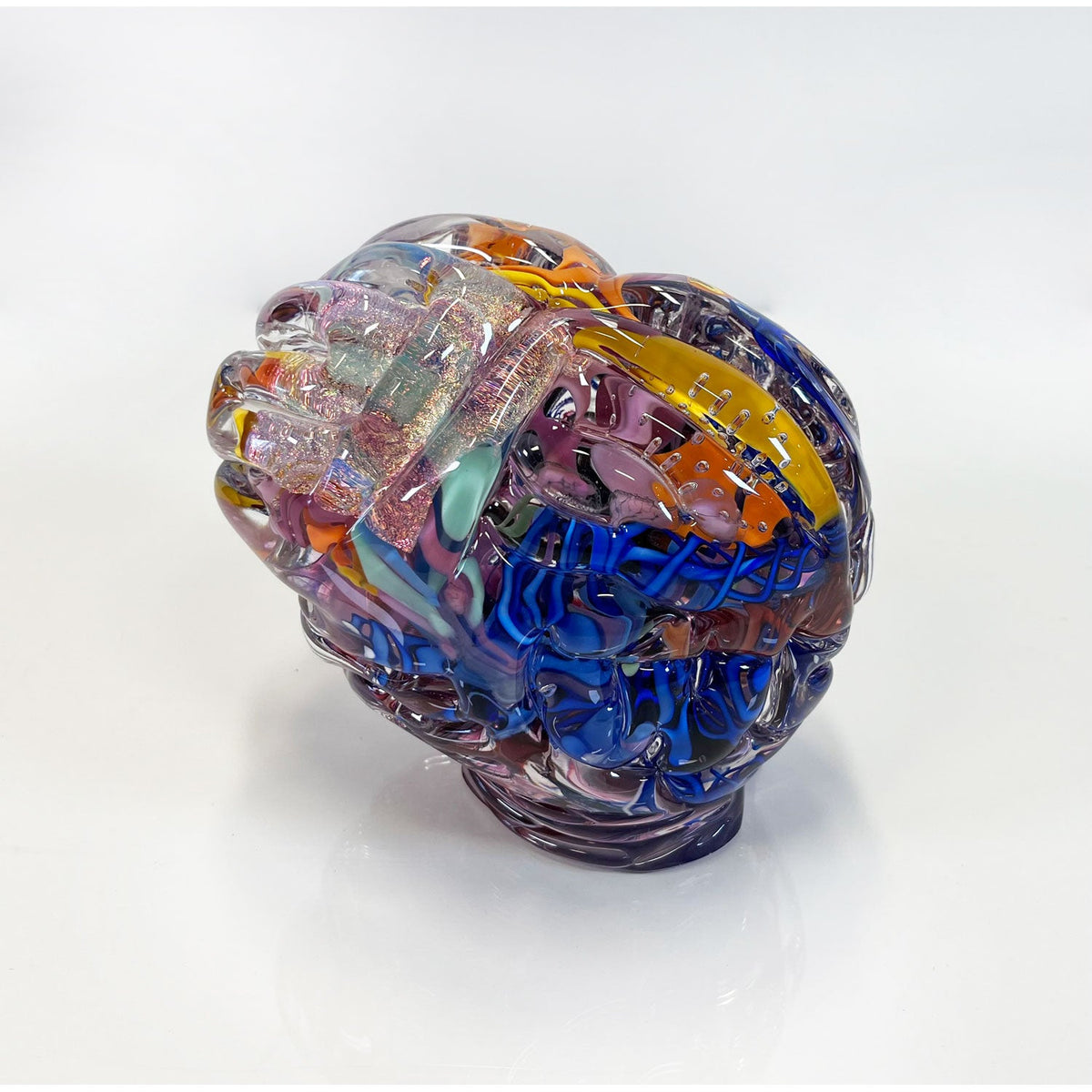 Multiverse Brain - Petroff Gallery -  - Alyssa Getz & Tommy Cudmore - Multiverse Brain, 6" x 6" x 4"