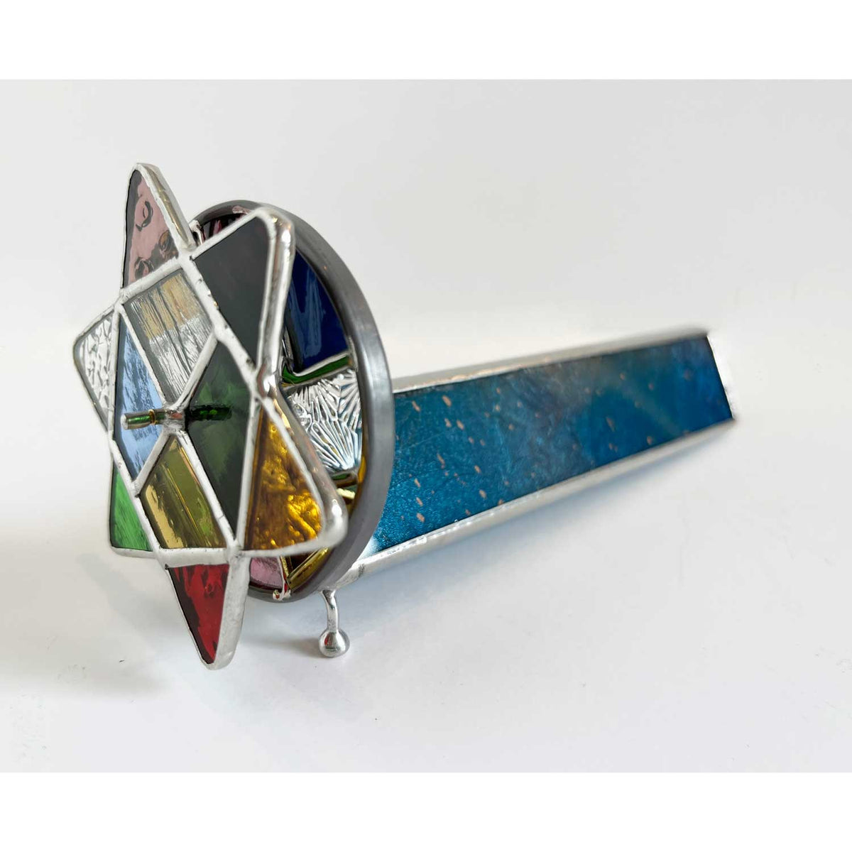 Small Star of David Blue Kscope - Petroff Gallery - Kaleidoscopes