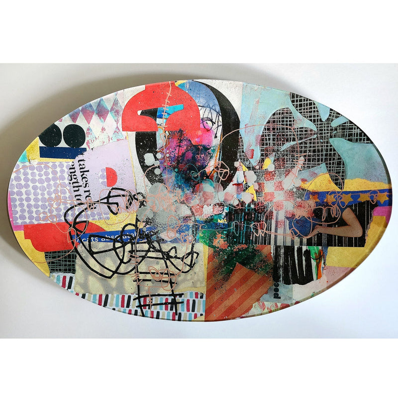 Oval Plate - Petroff Gallery -  - Julie Bell - Oval Plate