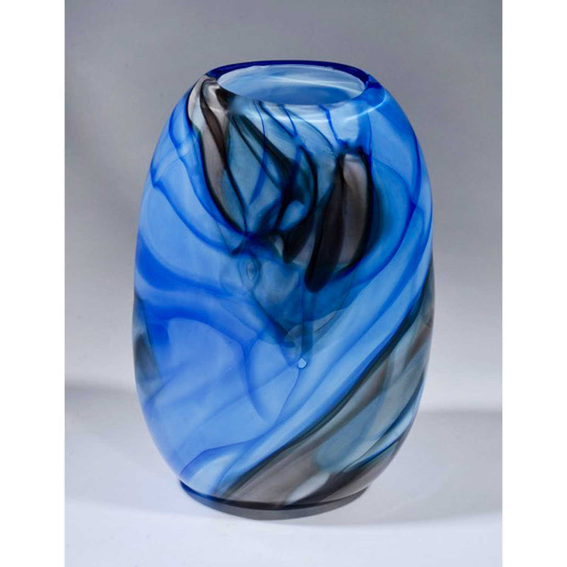 Blue and Grey Ether Series - Petroff Gallery - Glass Art