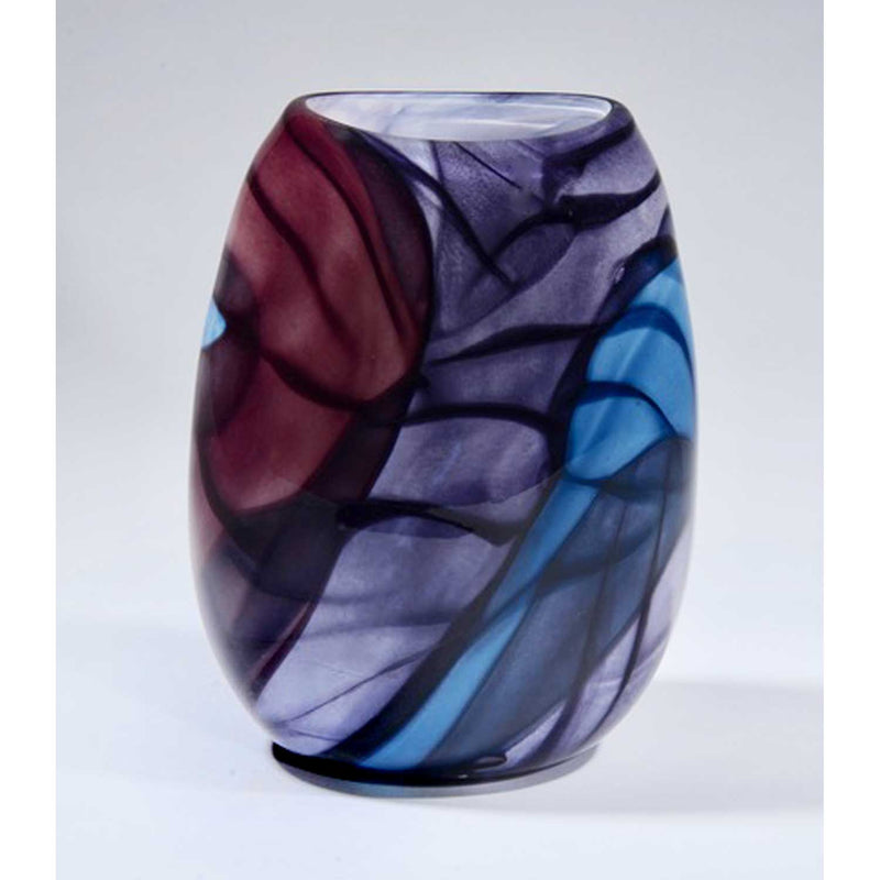 Lilac, Purple and Aqua Ether Series - Petroff Gallery - Glass Art