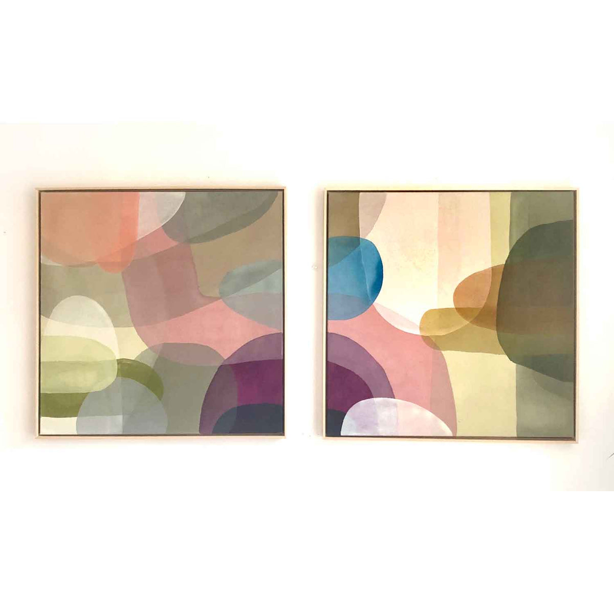 Revival 28 36" x 72" Diptych - Petroff Gallery - Painting