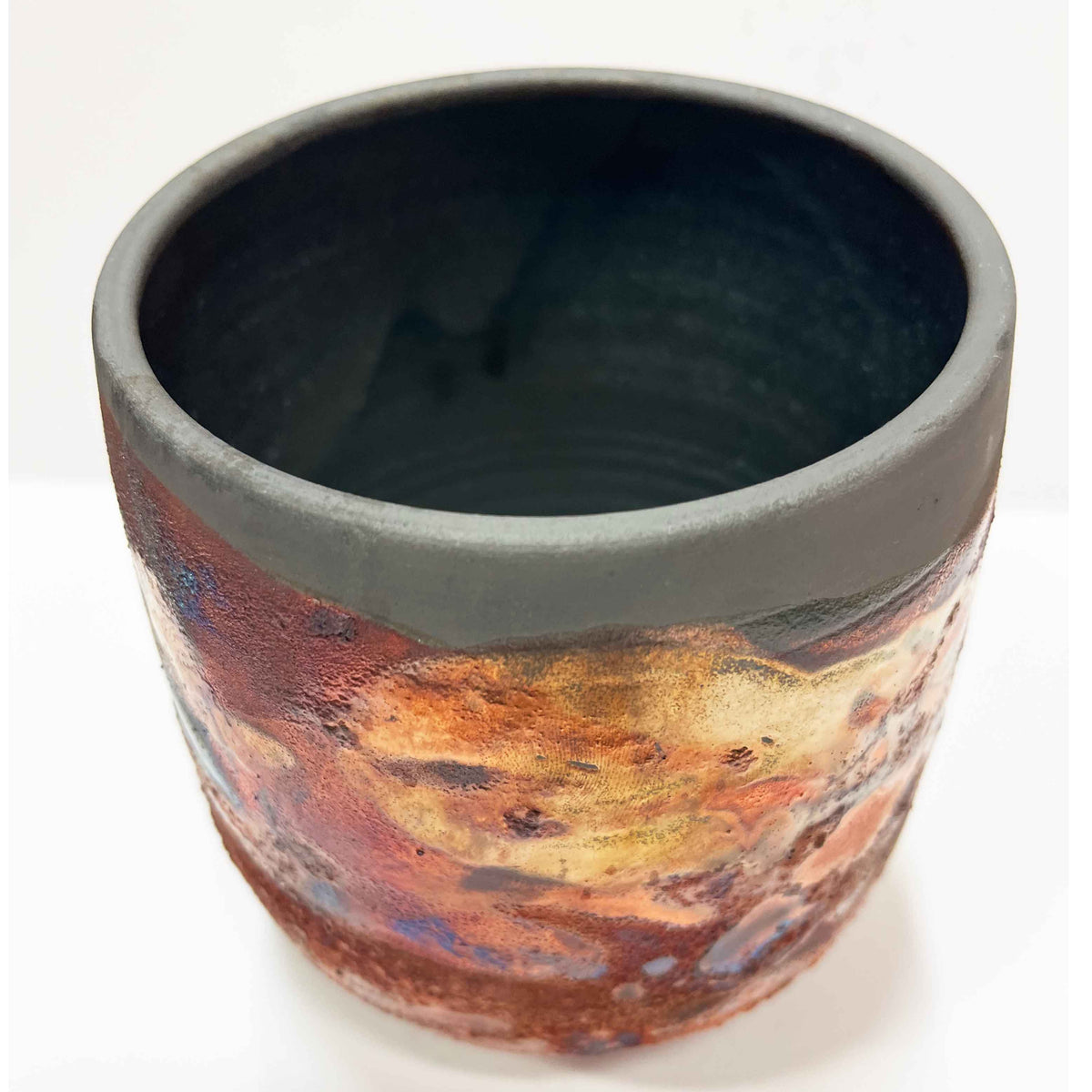 Shu-Chen Cheng - Small Raku Vessel 2 - Petroff Gallery - Pottery