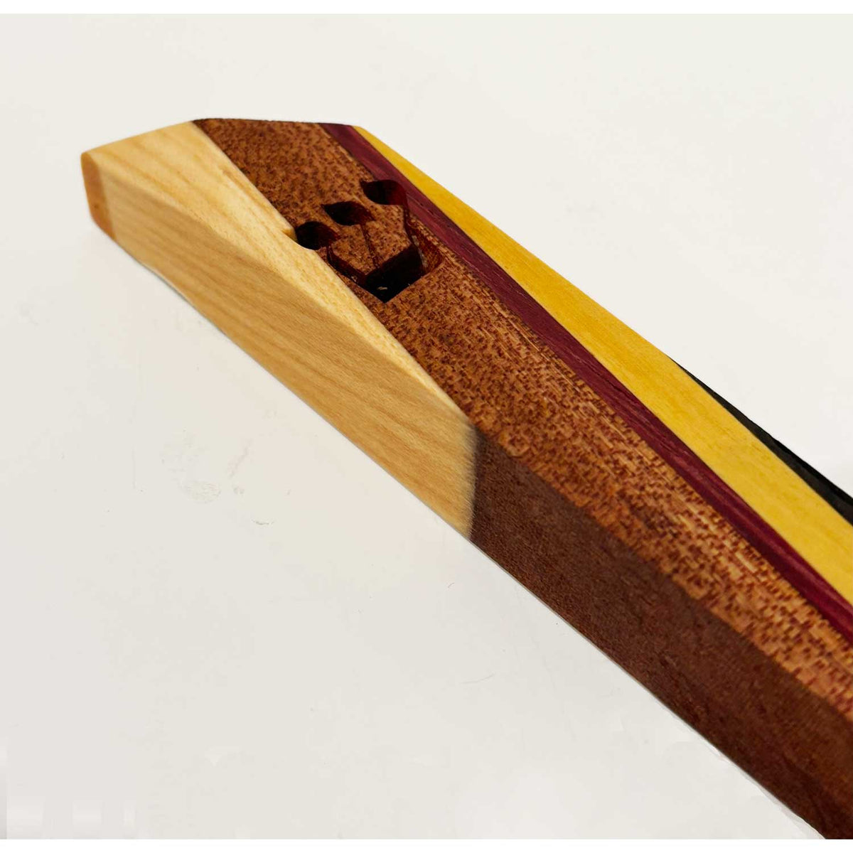 Large Mixed Woods Mezuzah 1 - Petroff Gallery - Judaica