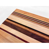 Multi-Stripe Board with Hamotzi - Petroff Gallery - Wood Art